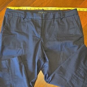 Talbots 12P Black Cropped Capri Trousers